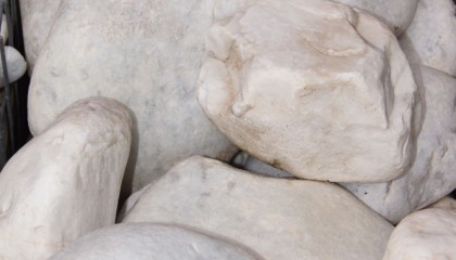 Ziersteine – Carrara weiß