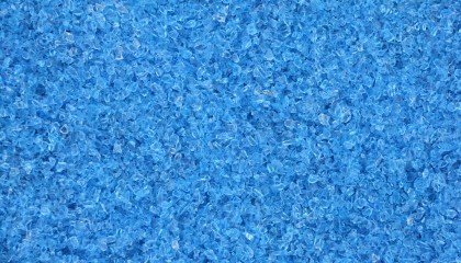 Glassplitt azurblau 5-10mm
