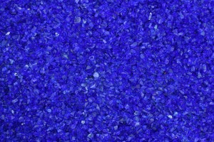 Glassplitt Kobaltblau