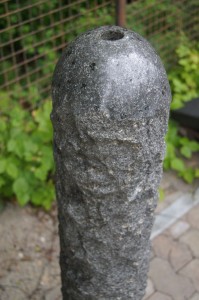 Granit Säule Poliert schwarz