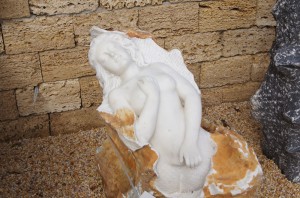 Marmorfigur - Meerjungfrau