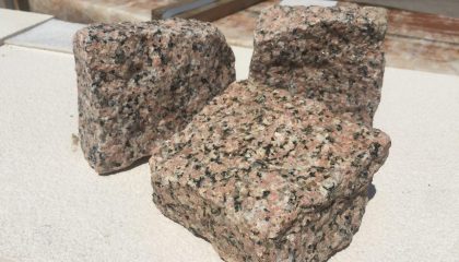 Pflastersteine – Granit rot